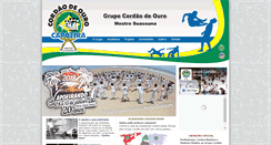 Desktop Screenshot of grupocordaodeouro.com.br