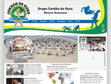 Tablet Screenshot of grupocordaodeouro.com.br